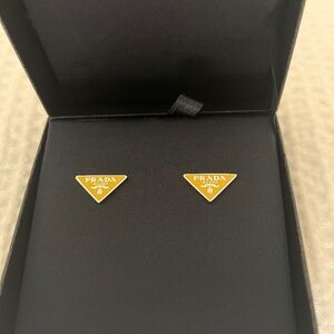 Sporty New Prada Earrings